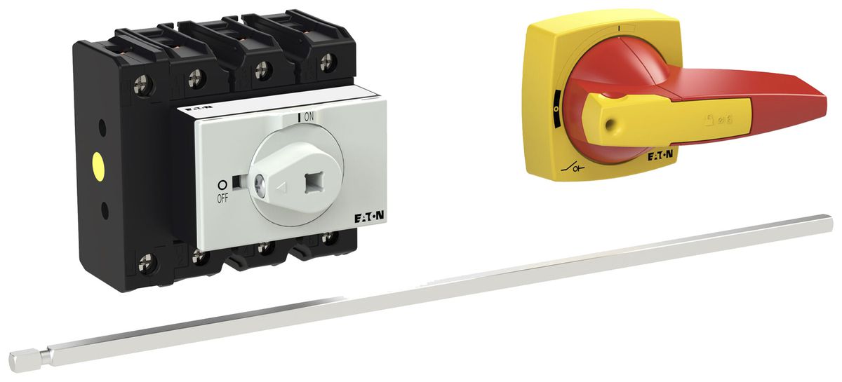 Section.de charge INC Eaton P3-63/M4/K2-PR/N 4P 63A 690V IP65 rouge