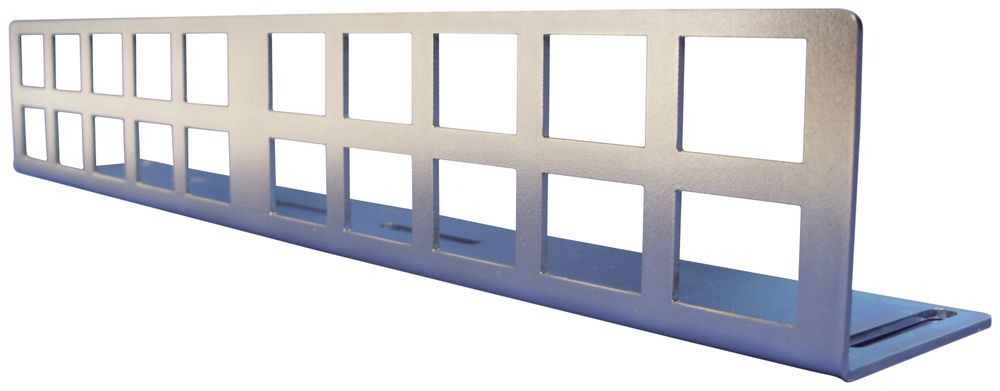 Buchsenträger Keystone 20-fach leer, für Lochblech