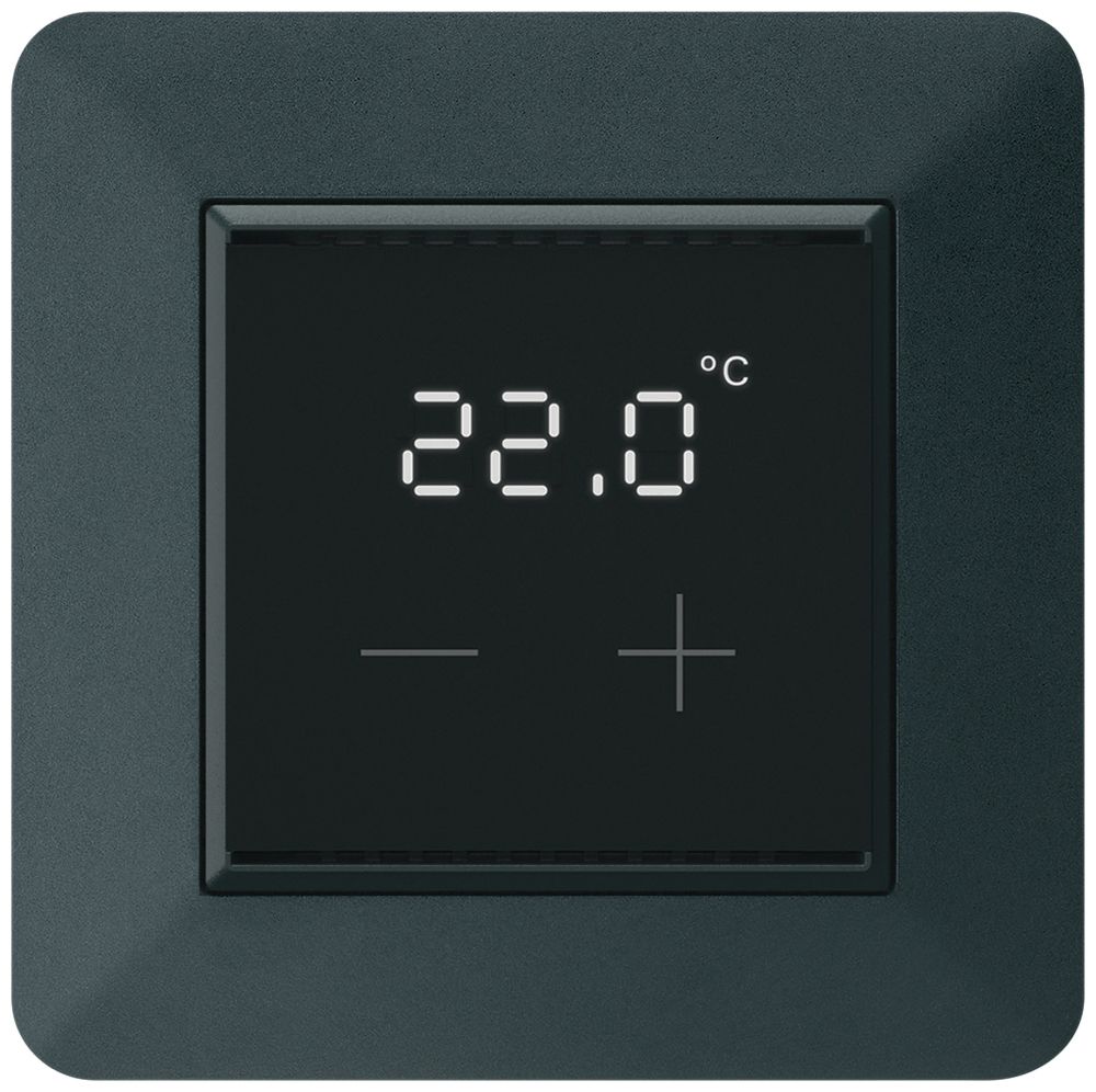 UP-Raumthermostat KNX KTR mit Display LED schwarz