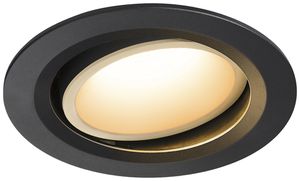 LED-Downlight SLV NUMINOS MOVE L 25.4W 2250lm 2700K 40° DIM Ø160×86mm sz/ws