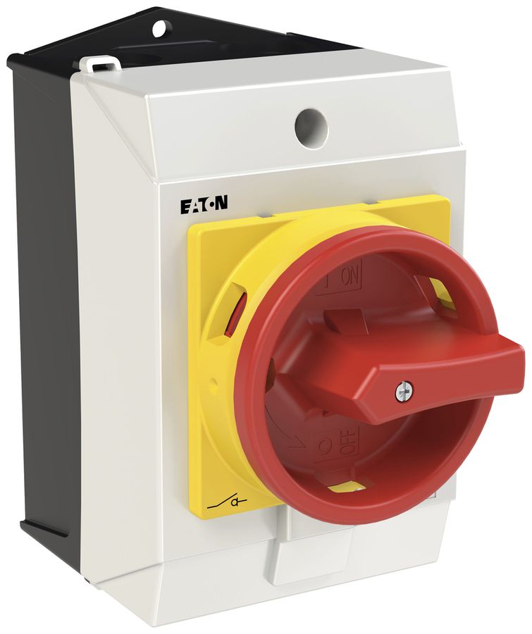 Sectionneur de charge AP Eaton T0-2-113/I1/SVB 3P 20A 690V 1NC IP65 rouge