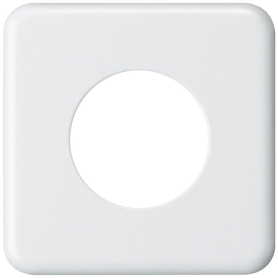 Placca di copertura basico 1×1 43mm bianco