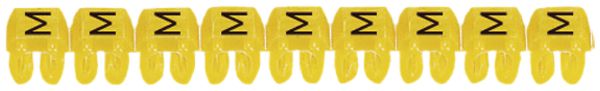Bague-repère Legrand CAB 3, pour 0.5…1.5mm² impression: 'M', jaune