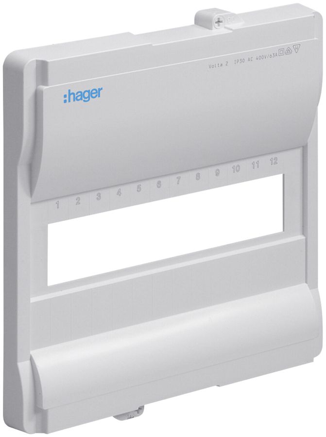 Couvercle Hager Volta 1-rangée 294×279×31mm