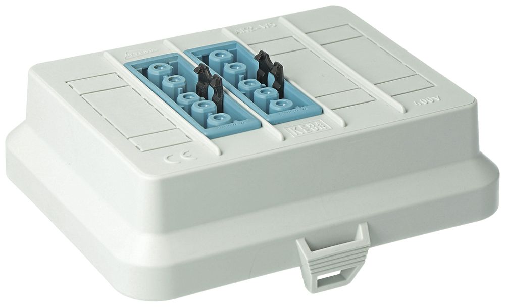 Frontteil AGRO AT6510, für AK2, 2×GST18 5P DALI blau, 125×100mm