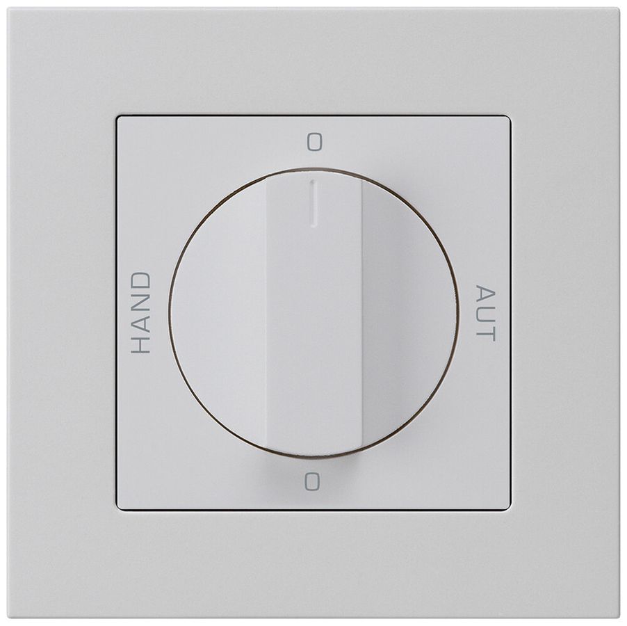 Interrupteur rotatif ENC 0-Hand-0-Aut. kallysto.pro 2/1L gris clair avec manette