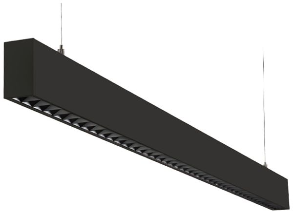LED-Pendelleuchte SG Inspire 34W 4140lm 830 DALI dir./indir. 1241mm schwarz