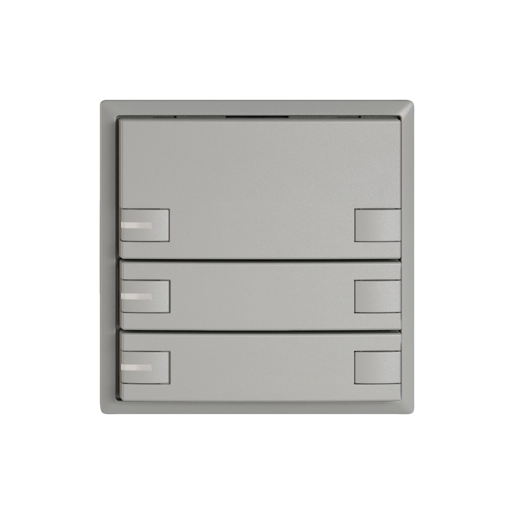 Pulsante universale EDIZIO.liv UNI SNAPFIX® c.LED RGB 3× com.2T grc