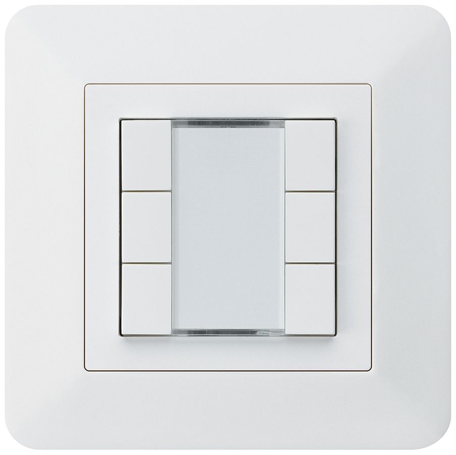 UP-Taster kallysto.trend KNX 6×s/e-link weiss