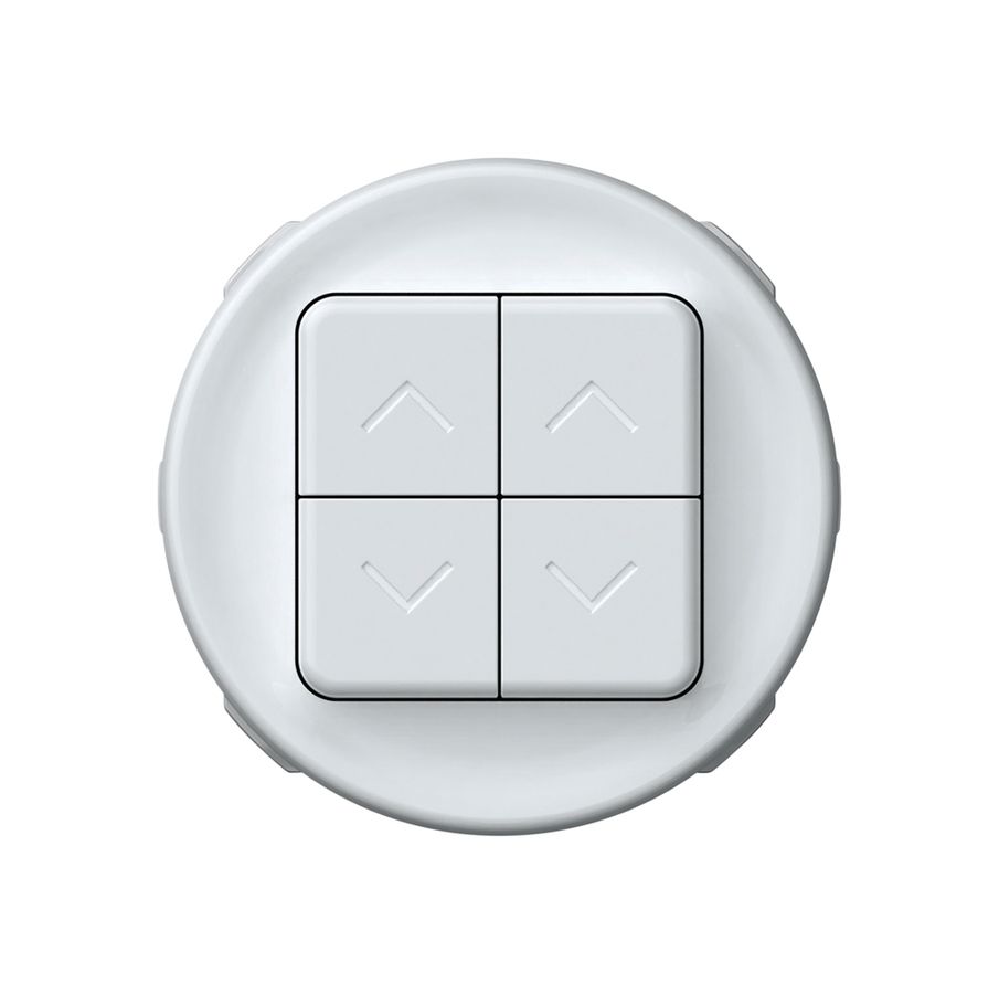 Storenschalter origin 2P 4×Tasten Ø60mm weiss