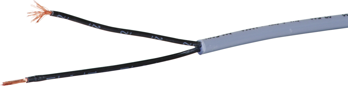 Steuerkabel LiYY 2×1mm² nummeriert grau