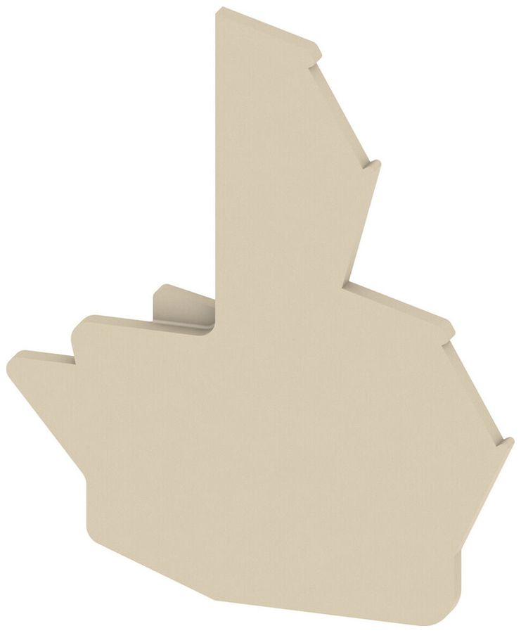 Parete d'estremità/intermedia Weidmüller TEAP DLD2.5 DB 28.77×33.97mm beige