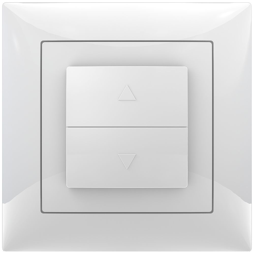 UP-Montageset Sidus zu Storenschalter/-taster 1-Kanal, B, weiss glänzend