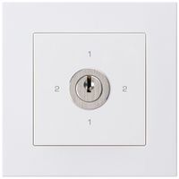 Interruttore rotativo INC kallysto.pro 3/1L bianco con serratura Kaba 8