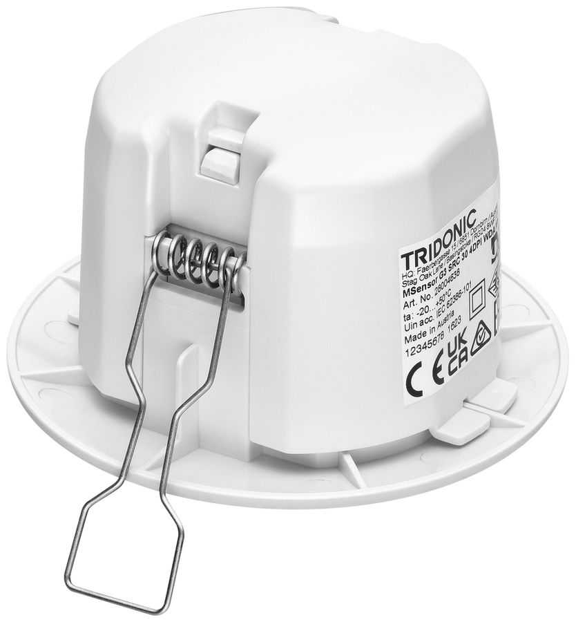 Multisensore Tridonic G3 SRC DALI-2 PIR IP54 Ø74mm bianco