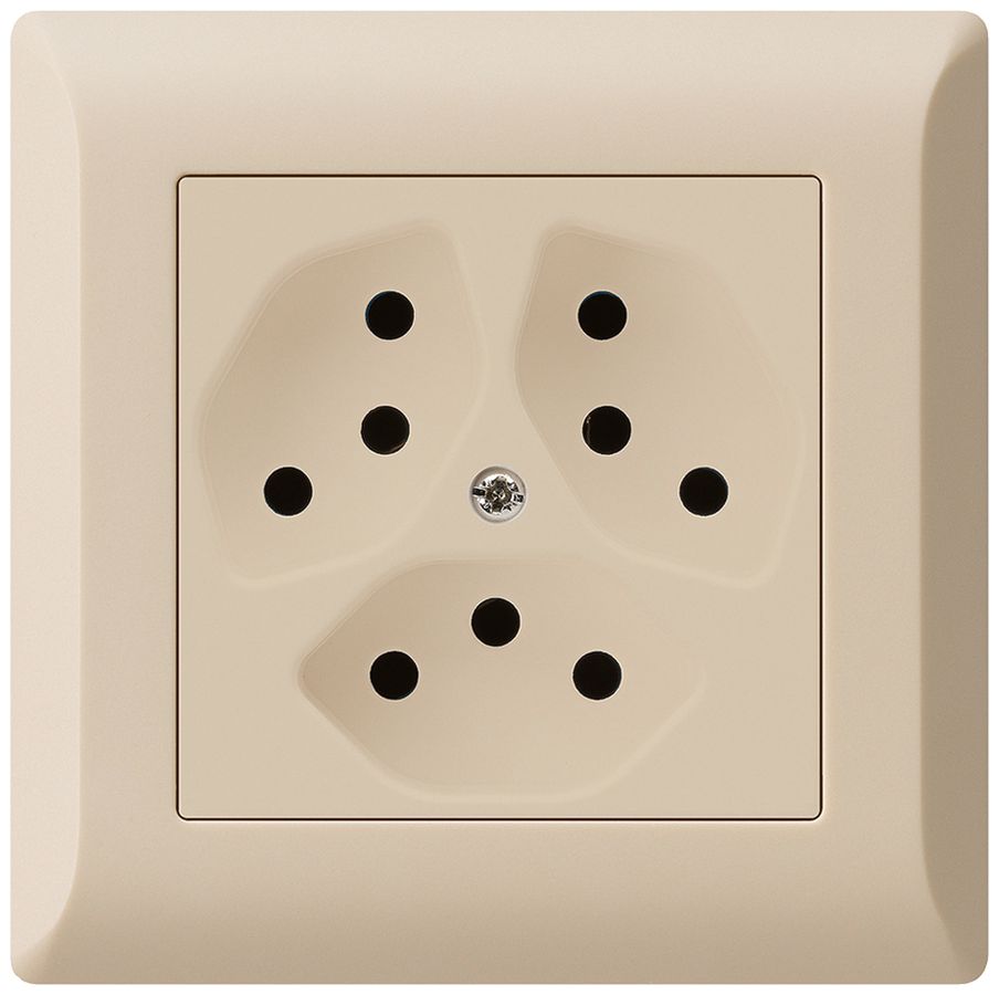 Prise ENC kallysto.line 3×T13 beige