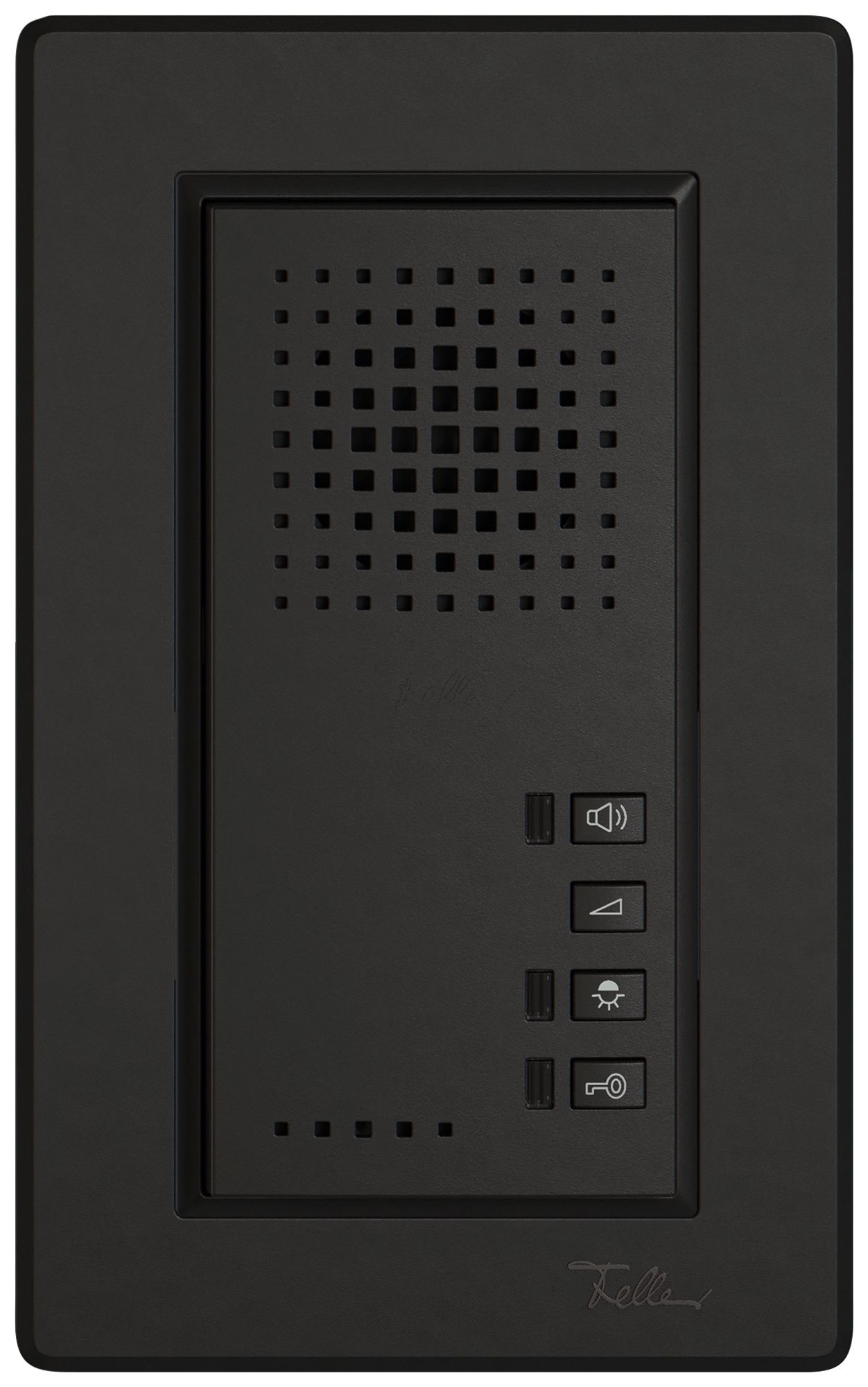 Poste mains-libres ENC EDIZIO.liv ouvre-porte fonctions commut.noir