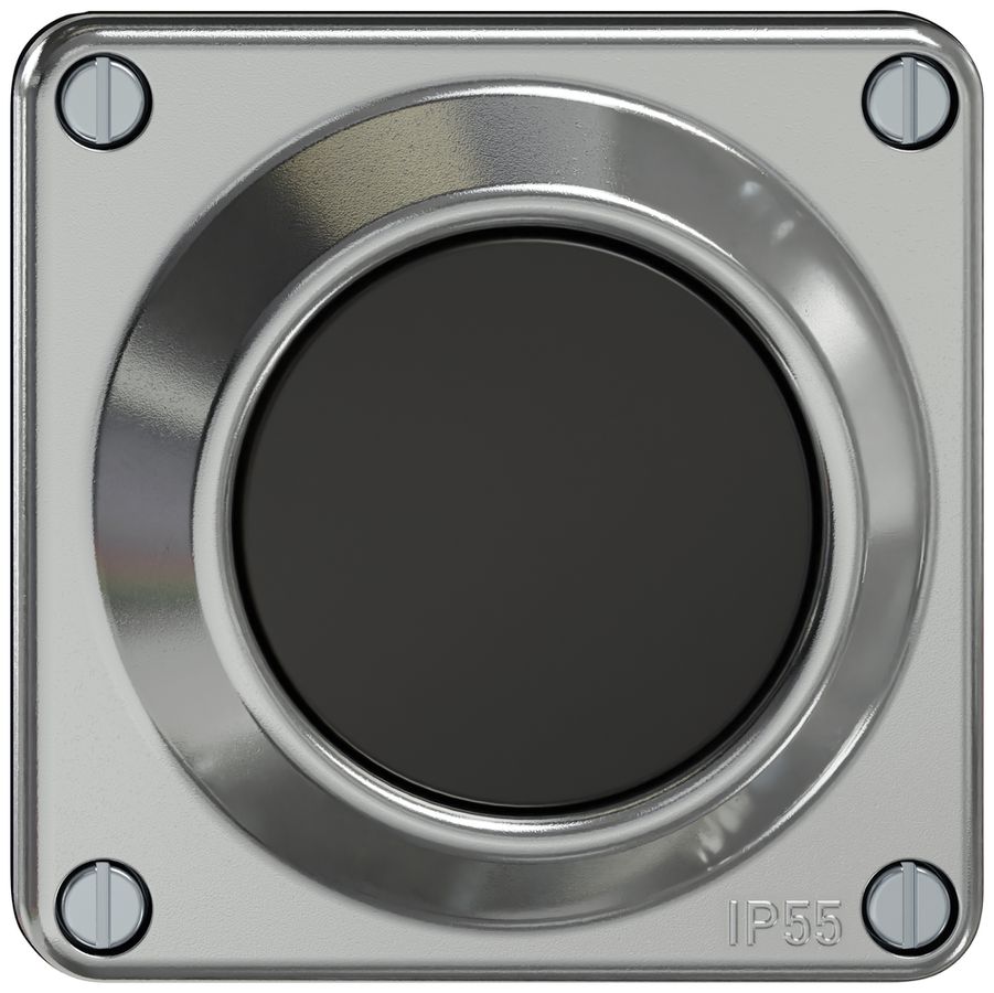 Interruttore a pulsante ELEMENT SNAPFIX® sch3/2L 16A 250V all