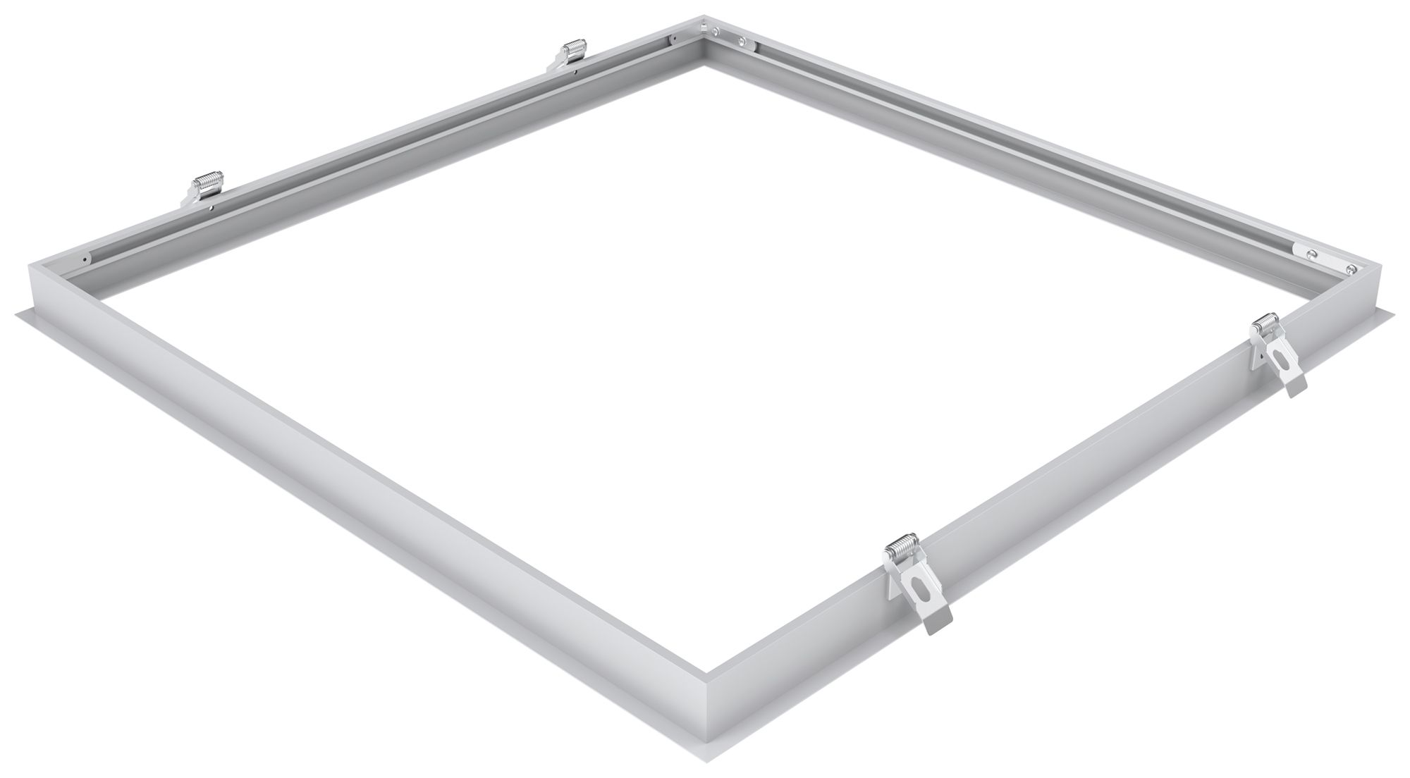 Einbaurahmen Sylvania Aluminium 600×600×38mm weiss