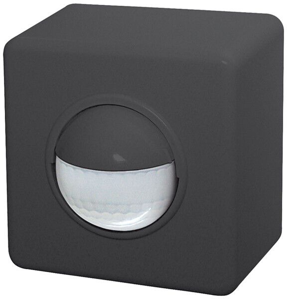 AP-Bewegungsmelder SWISSLUX Indoor 180 AP Kombi 2L STANDARDdue schwarz