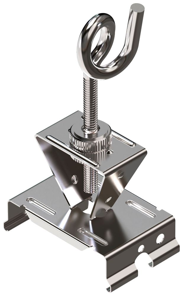 Supporto per sospensione SLV Easylight CSK FT acciaio affinato 56.5mm 36.2×108mm