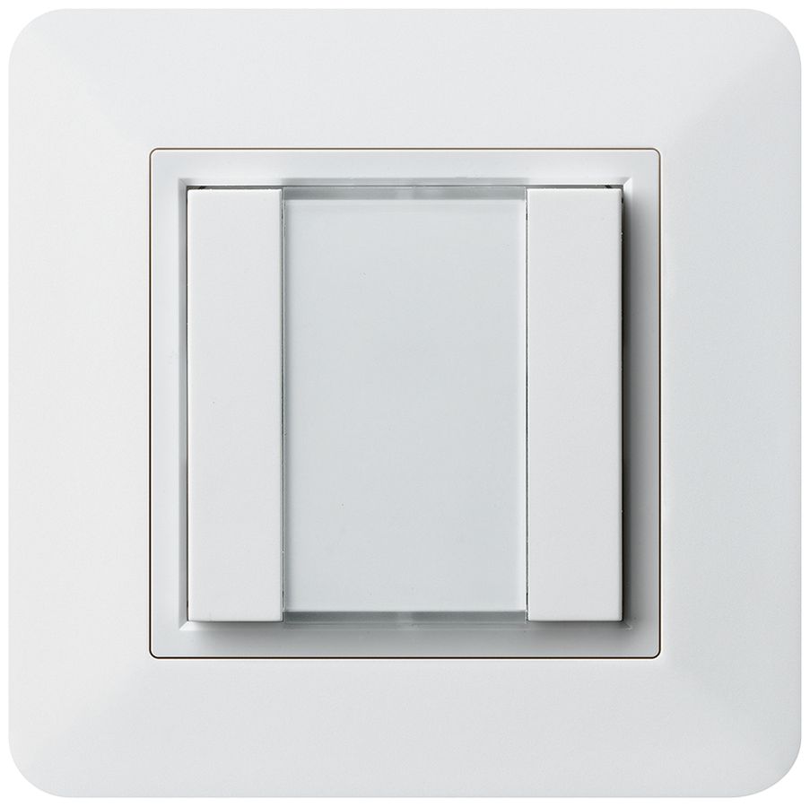 Poussoir multifonction ENC kallysto.trend KNX RF 2× blanc