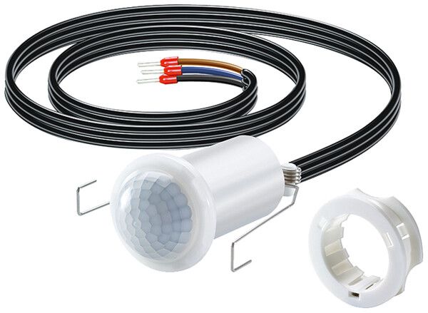 Rilevatore di presenza INS ESYLUX PD-C 360/8 mini Slave, opale opaco