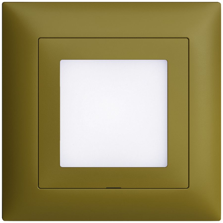 Kit frontale INC EDIZIOdue olive 88×88mm per lampada LED