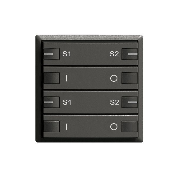 Kit frontale ON-OFF scena 2c/4t ZEP 60×60mm nero