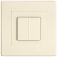 UP-Druckschalter/-taster EDIZIO.liv SNAPFIX® Schliesser-Öffner+Wechsel 3/1L cr