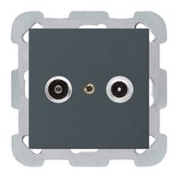 UP-Antennendose kallysto R/TV Bauart B 11dB 2GHz anthrazit