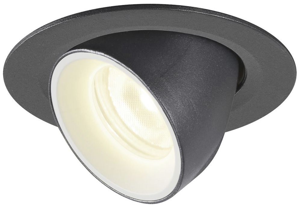 EB-LED-Downlight SLV NUMINOS GIMBLE XS, 7W 200mA 740lm 4000K 55° sz/ws