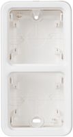 AP-Gehäuse PLEXO 2×1 weiss