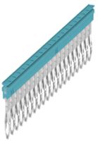 Querverbinder Weidmüller ZQV 2.5N/20 gesteckt 20L 5.1mm isoliert 24A blau