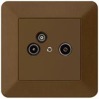 UP-Antennendose R/TV-Daten kallysto.trend 19dB braun