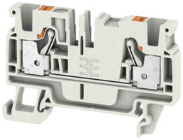 Morsetto di passaggio Weidmüller A2C PUSH IN 4mm² TS35 grigio