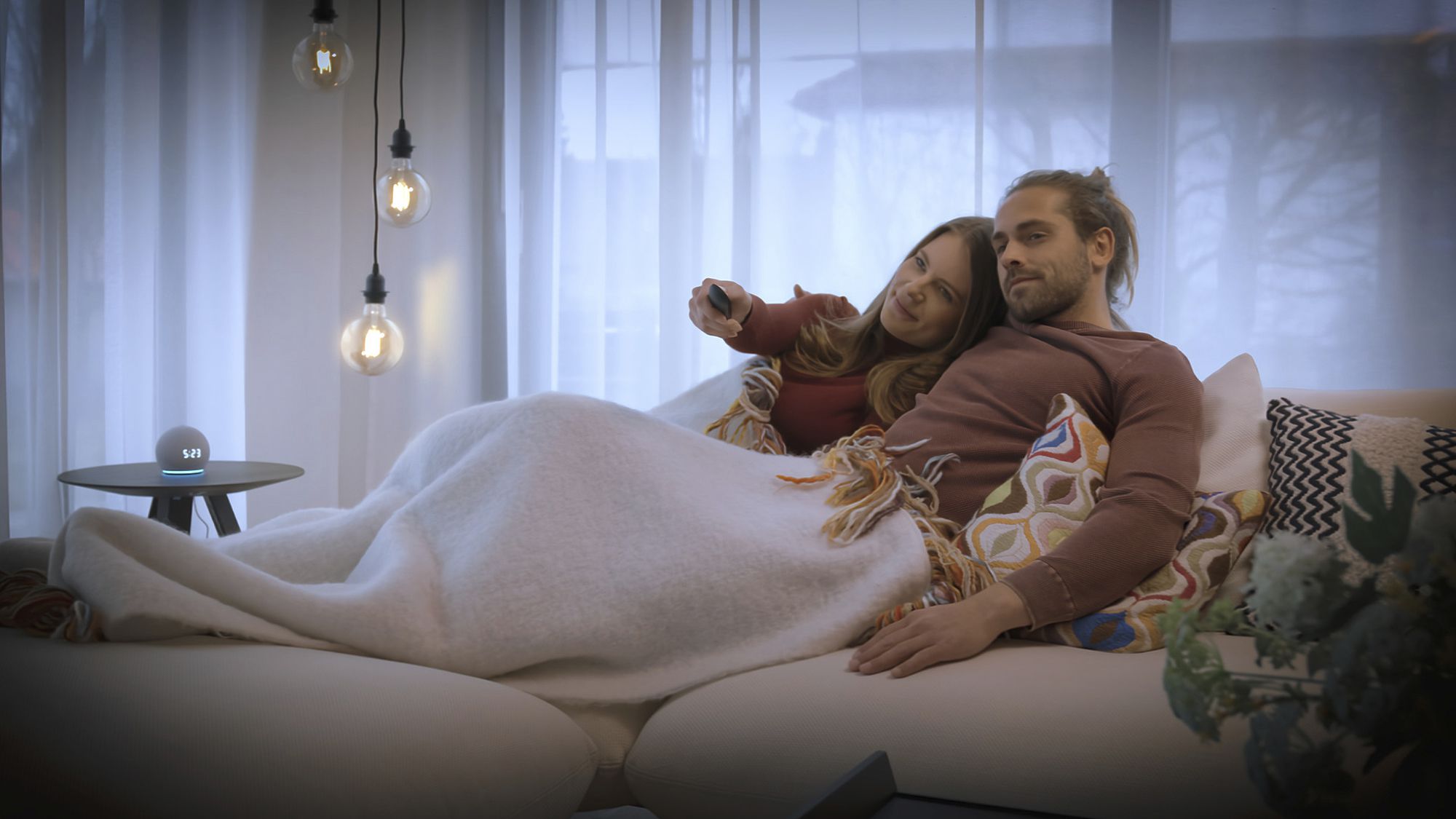 LED-Lampe Brennenstuhl Connect E27 4.9W 470lm 2200K Ø125×170mm klar 360°