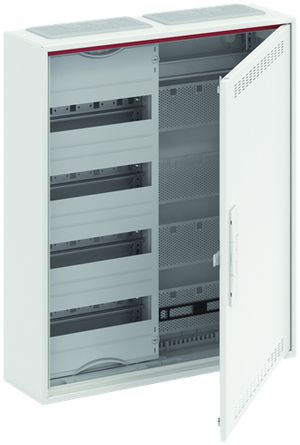 Distributore AP ABB CA 24VML, 2-parte 4 file 48UM + media, porta ventilata