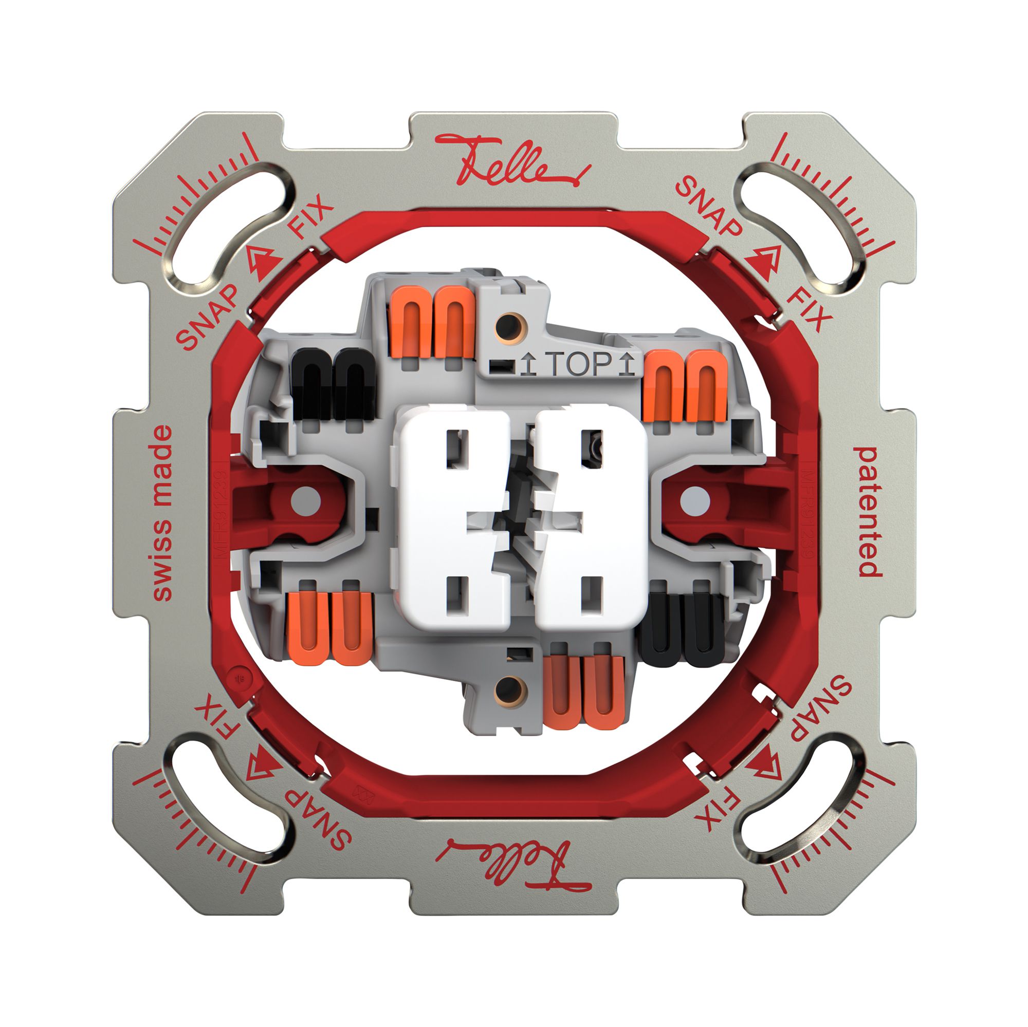 UP-Druckschalter Feller SNAPFIX® 1/3+3/1L