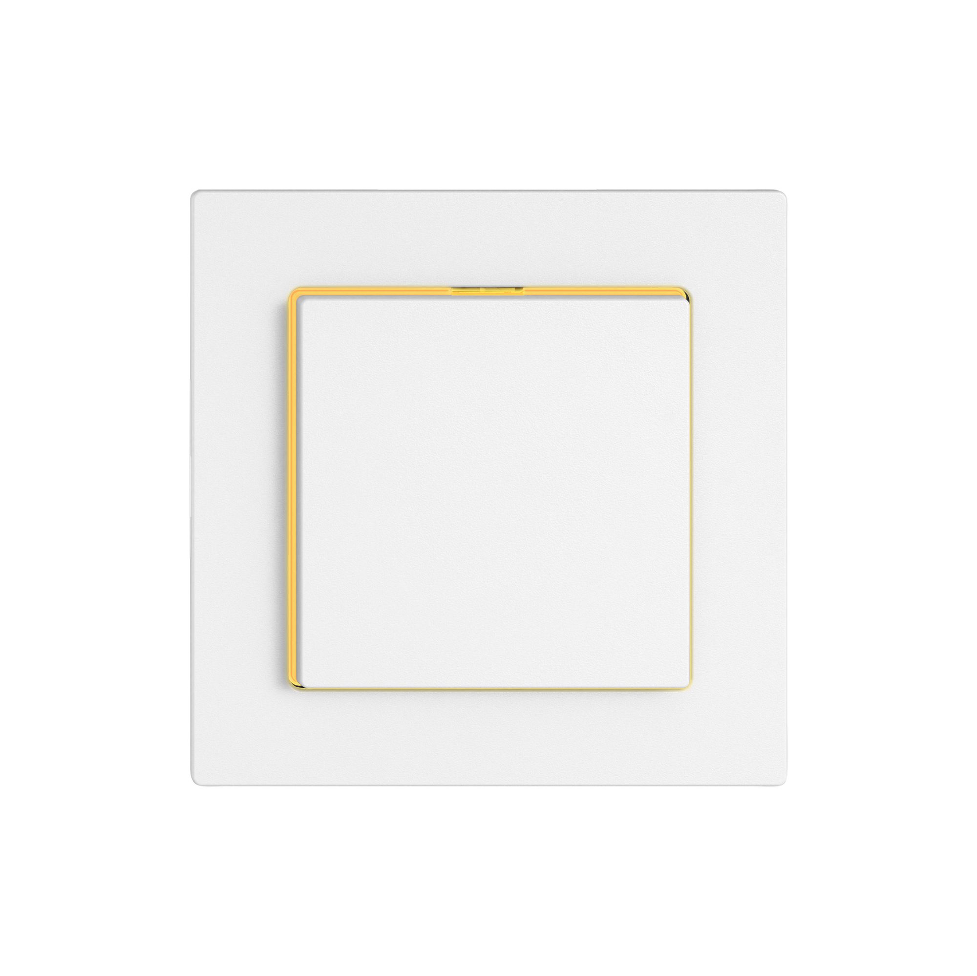 Leuchtdruckschalter EDIZIO.liv SNAPFIX® 6/1L Seitenlinse LS gelb ws