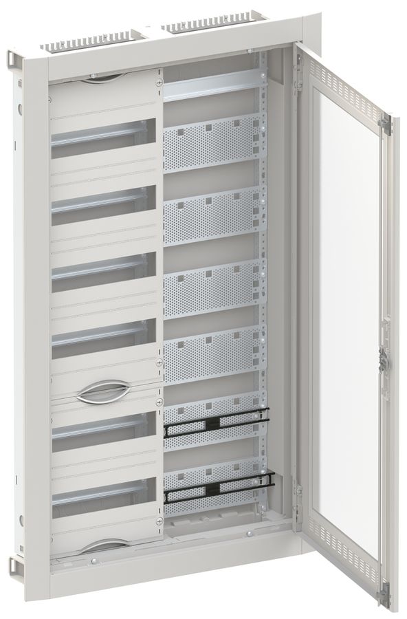 Distributeur ENC ABB ComfortLine 6 rangées 72UM avec porte WiFi 615×1014×125mm