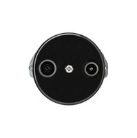 Einsatz zu UP-Antennendose basico TV-R 19dB Durchgangsdose schwarz