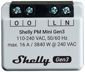 Compteur d'énergie Shelly PM Mini Gen3 directe achat électrique
