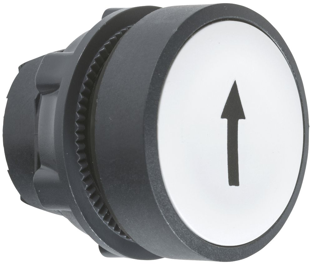 Taster Schneider Electric flach schwarz/weiss