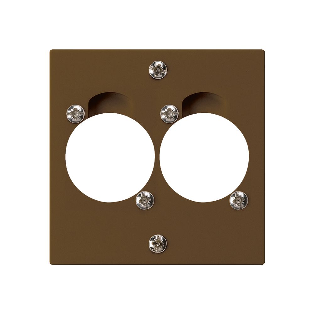 Kit de montage pour 2 XLR brun kallysto