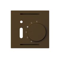 UP-Frontset kallysto braun für Raumthermostat mit Schalter