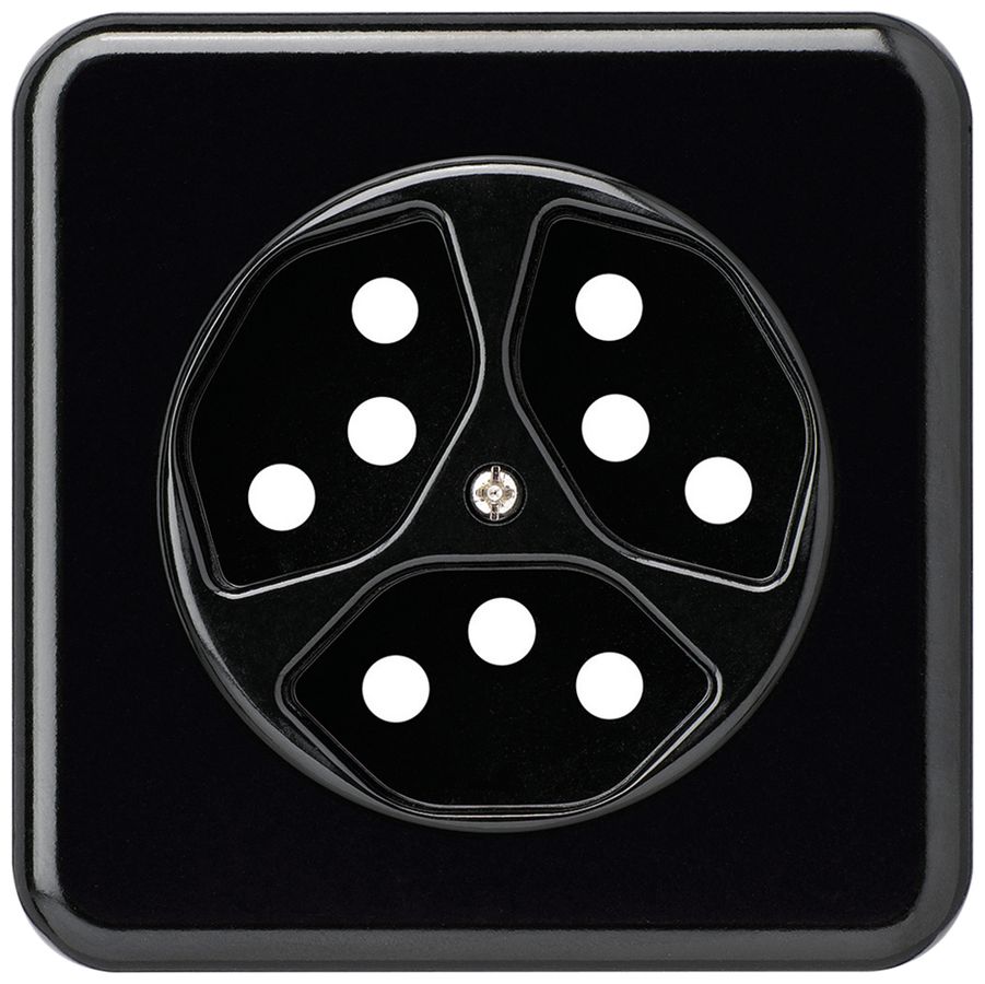 Kit frontale INC basico 3×tipo 13 nero 86×86mm