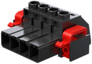 Connettore maschio Weidmüller SVZ brida di bloccaggio invertita 7.62mm 2L