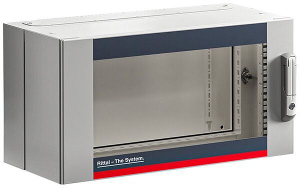 Alloggio a parete 19" Rittal AX 600×746×473mm 15UA acciaio grigio IP54