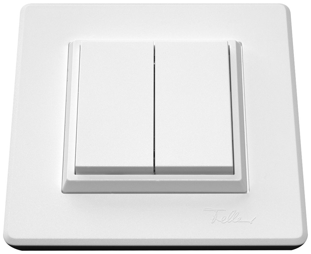 AP-Funktaster ALADIN EnOcean EDIZIO.liv 2K/2T batterielos weiss